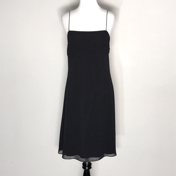 Ann Taylor Dresses & Skirts - Ann Taylor Women’s Black Spaghetti Strap Midi Dress Size 4